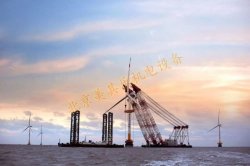 中交三航局海上风机首例浅滩安装顺利完成